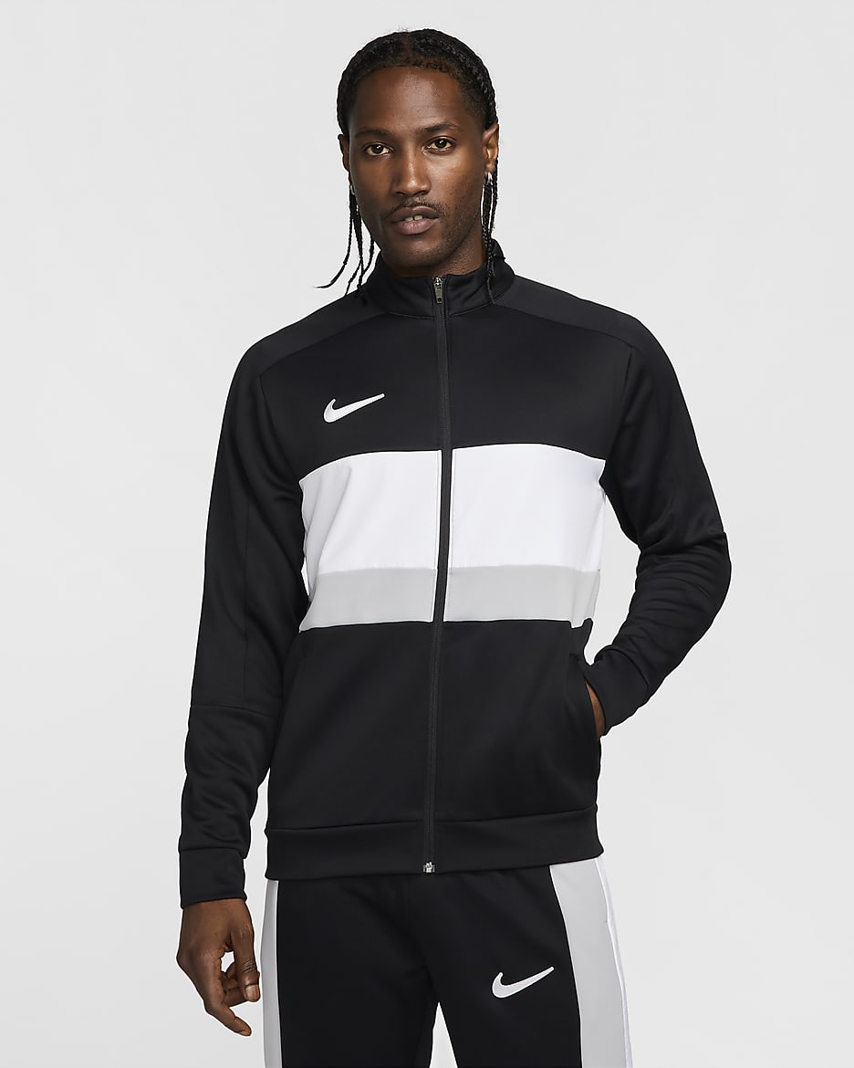 Nike academy tracksuit grey best sale